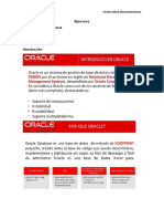 Intro Ducci on Oracle