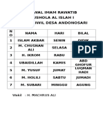 Jadwal Imam