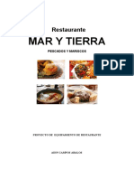 Planos de Restaurante Mar y Tierra