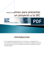 Normativas para Presentar Un Proyecto A La SEC