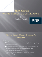 Work Ethics& Compliance