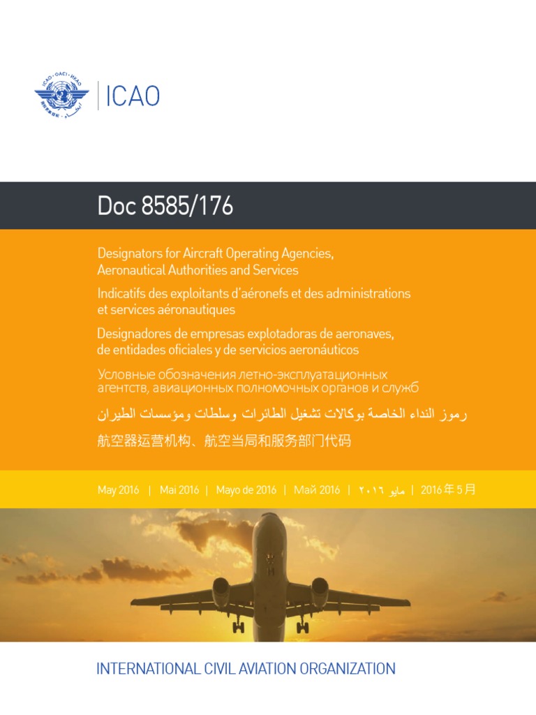8585/176 May 2016 | PDF | Civil Aviation | Aviation Safety
