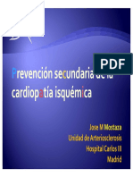 Prevencion Secundaria en Cardiopatia Isquemica Mostaza Prieto