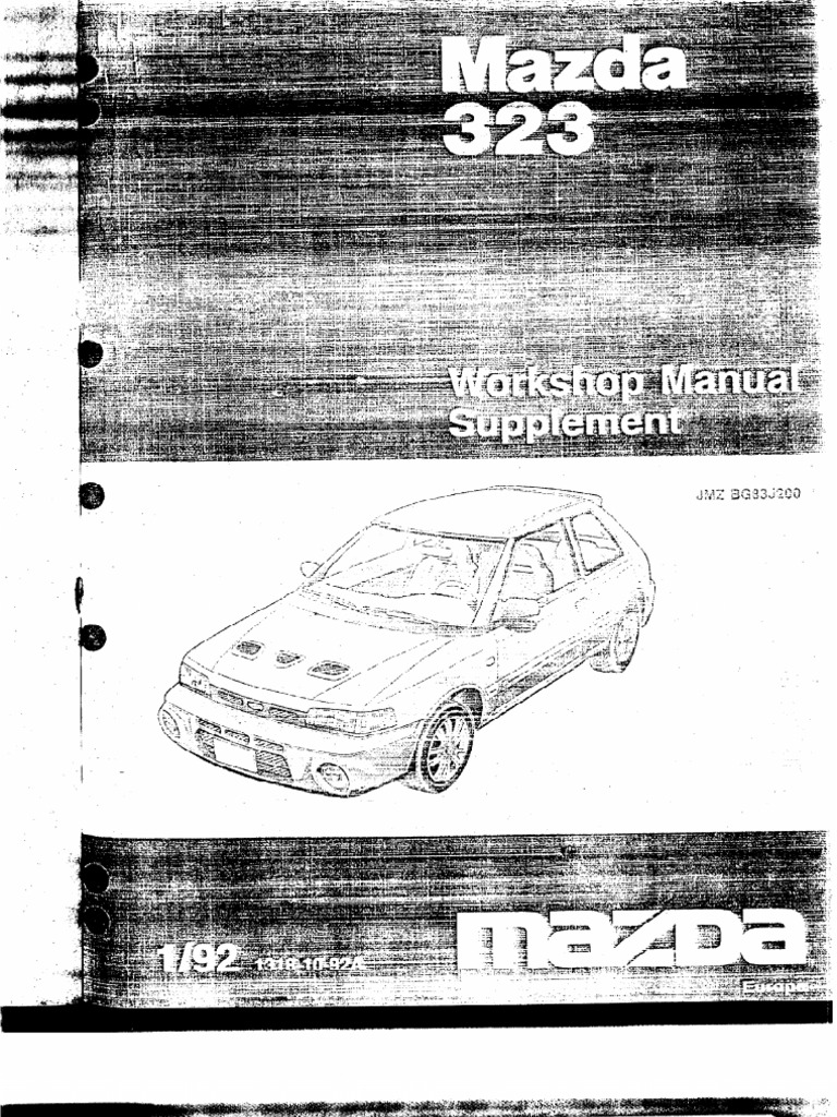 ... Array - mazda 323 gtr version 1992 service manual user guide 2019 ebook  rh 78 rssking