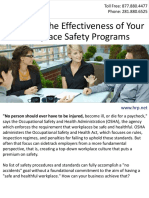 Maximize the Effectiveness of Your Workplace Safety Programs