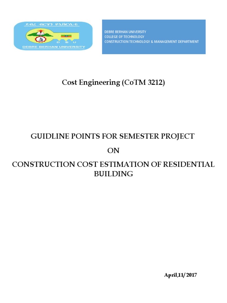 Construction Cost Estimation Guide | PDF | Concrete | Mortar (Masonry)