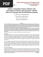 Indian Commodity Futures Market