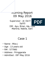 Morning Report: Ovarian Cyst and Pregnancy Cases