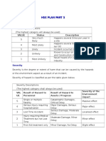 HSE Plan part 5