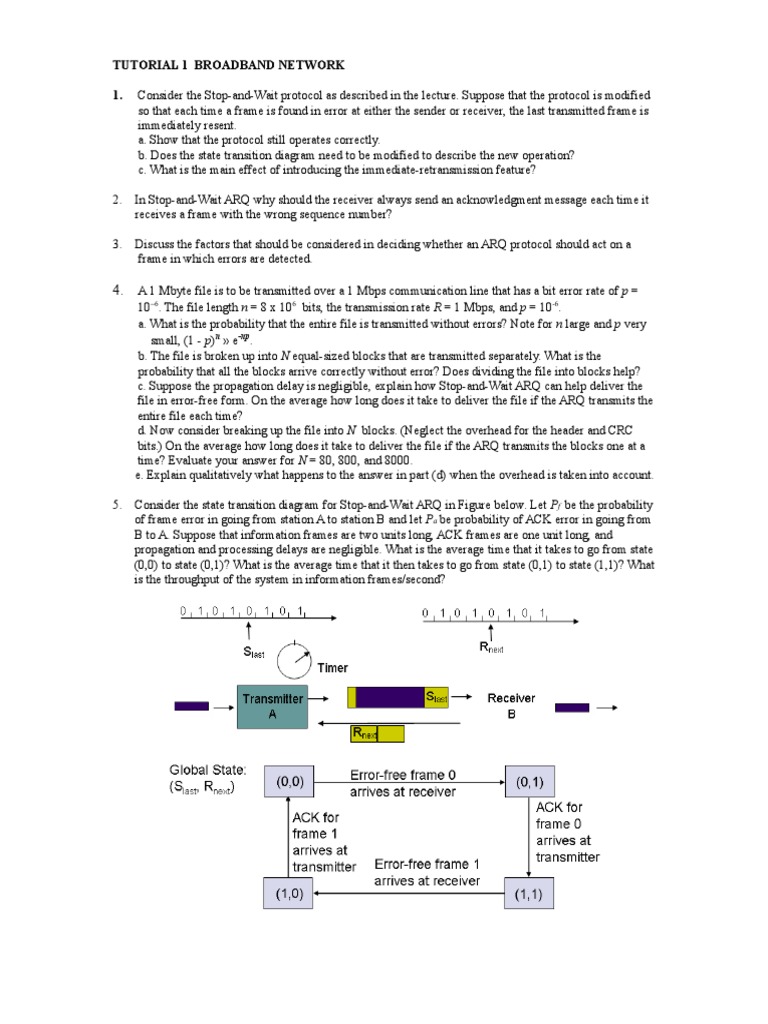 Tutorial 1 | PDF | Transmission Control Protocol | Networks