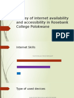 Survey of Internet Availability and Accessibility in Rosebank - PPTX 2