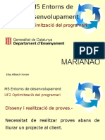 M5 - Entorns de Desenvolupament (UF2: Optimització Del Programari) .