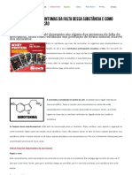 Serotonina_ O Que é, Sintomas Da Falta Dessa Substância e Como Estimular Sua Produção - Treino Mestre