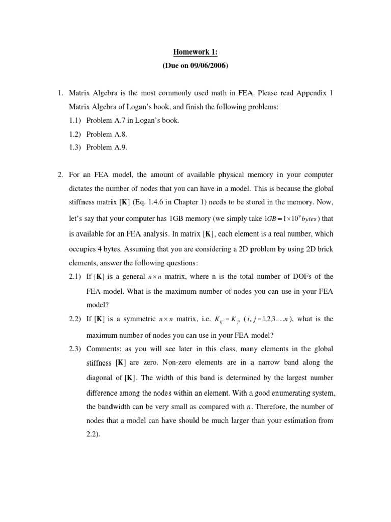 Homework 1: (Due On 09/06/2006) : Bytes GB | PDF