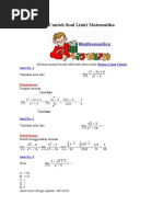 Download Contoh Soal Limit Matematika by VincentLadjar SN350414037 doc pdf