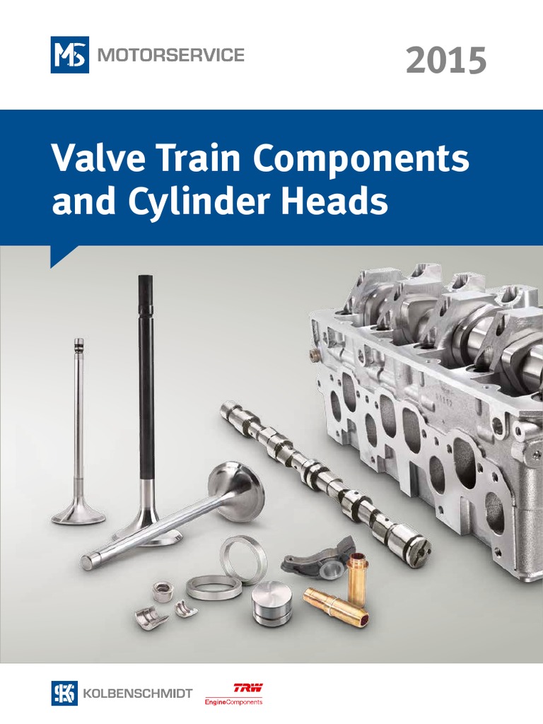 Valve Train Components And Cylinder Heads Catalogue Vehicle Parts Rotating Machines
