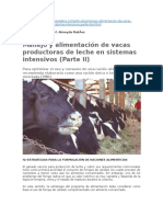 Consumo de Materia Seca en Vacas Lecheras