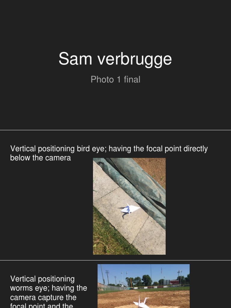 Photography Positioning Techniques Guide | PDF