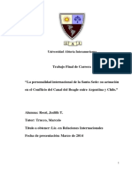 La Santa Sede en Derecho Internacional Público