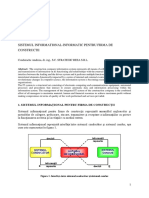 SISTEMUL INFORMAŢIONAL PENTRU FIRMA DE CONSTRUCŢII