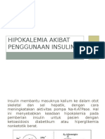 Hipokalemia Akibat Penggunaan Insulin