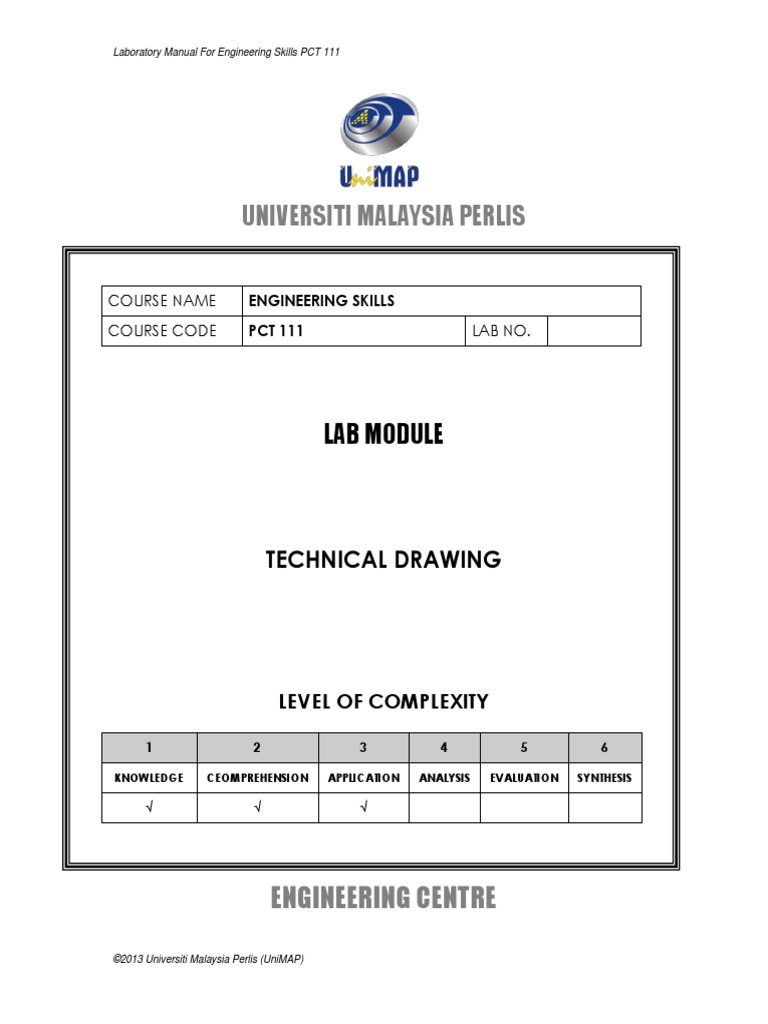 Technical Drawing Module PCT111 PDF Circle Technical Drawing