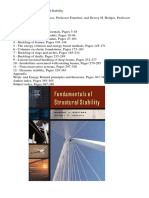 George Simitses, Dewey H Hodges,-Fundamentals of Structural Stability (2006) PDF