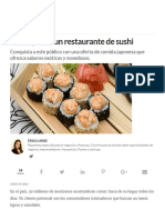 Cómo Poner Un Restaurante de Sushi