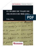 El Diario de Viajes de Francisco de Miranda