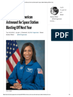 first african-american astronaut for space station blasting off next year