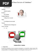 Codigo Etico y Moral