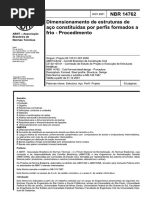 NBR-14762-Dimensionamento de Estruturas de Aco Perfis Formados a Frio