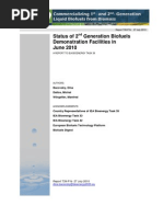 Download Status of 2nd Generation Biofuels Demonstration Facilities in June 2010 - IEATask39-0610 by SugarcaneBlog SN35044301 doc pdf