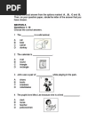 Soalan ENGLISH BI Bahasa Inggeris Tahun 2 Paper 2