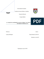 Trabajo Final de Seminario: La Violencia en El Fútbol