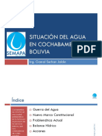 Situacion Del Agua en Cochabamba