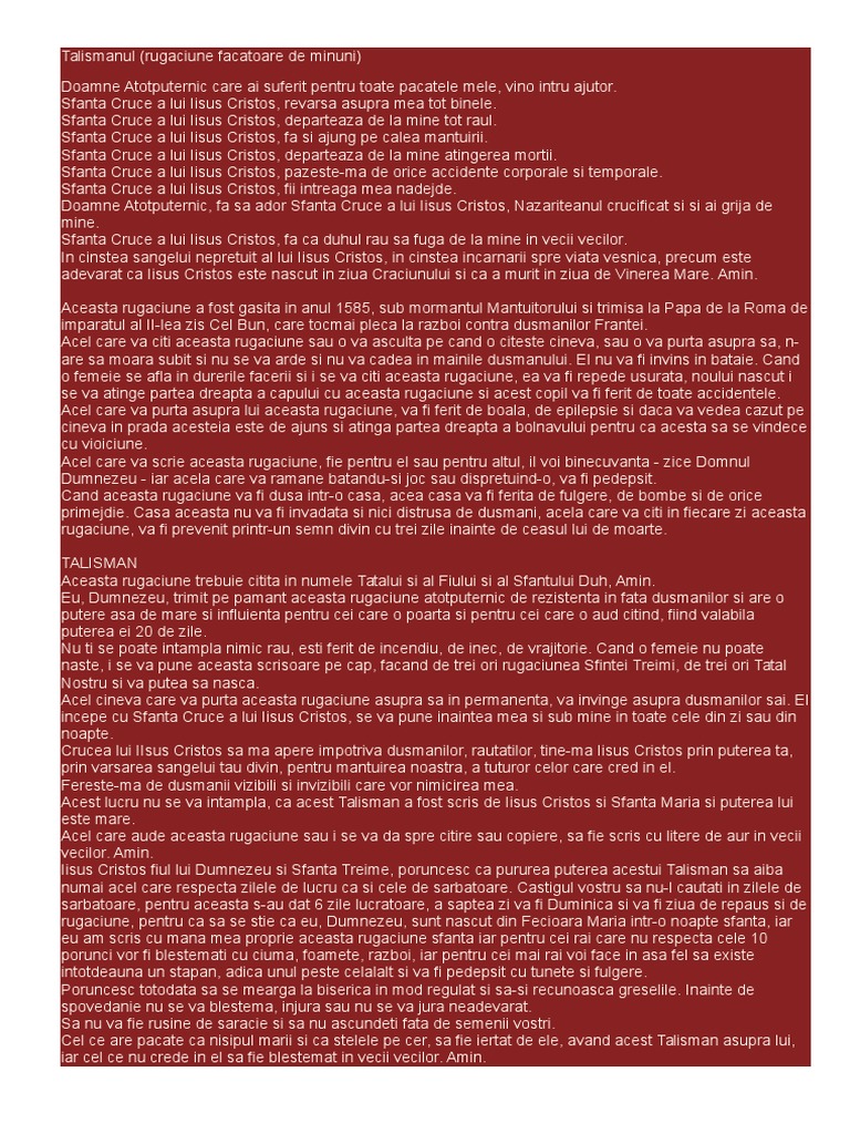 Rugaciune | PDF