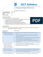 ABE Leadership, Change and People Performance - Syllabus - Level 7