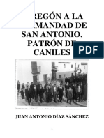 I PREGÓN A LA HERMANDAD DE SAN ANTONIO de CANILES