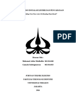 Makalah Perancangan Instalasi Listrik Dan Pencahayaan Merak Design Fix