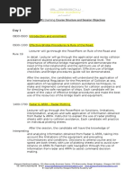 Course Structure and Session Objectives