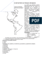 La Organización Del Territorio en Tiempos Aborígenes