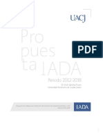 Propuesta Plan Desarrollo IADA 2012-2018