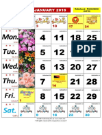 Kalendar 2016