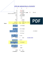 Armaduras de flexión diseño optimizado