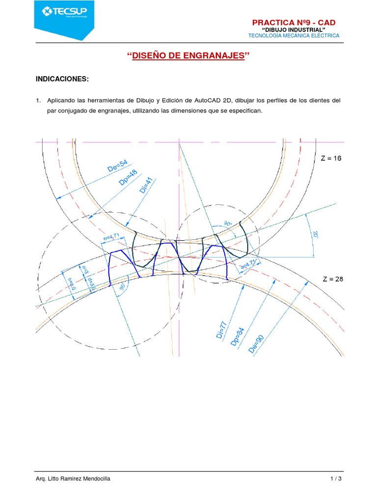 Practica Engranaje Pdf Engranaje Bienes Manufacturados