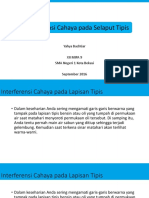 Interferensi Cahaya pada Selaput Tipis (kelas 12)