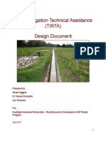 Tertiary Irrigation Technical Assistance Tirta Design