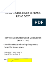 Logit Model Rasio