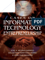 ENTREPRENEURSHIP Cases On Information Technology Entrepreneurship